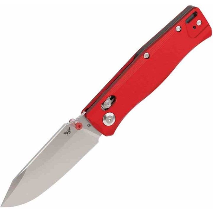 Couteau Flytanium BEEF Crossbar Lock Lame Drop Point Acier D2 Manche G-10 Red FLY1386FRS -  Livraison Gratuite