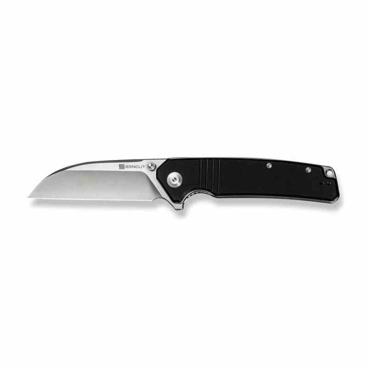Couteau Sencut Awassi Black Lame Sheepsfoot Acier 9Cr18MoV Manche G-10 KIVT Linerlock Clip S240651 - Livraison Gratuite