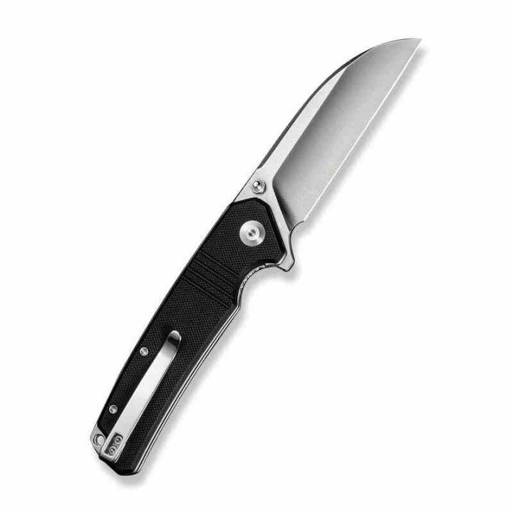 Couteau Sencut Awassi Black Lame Sheepsfoot Acier 9Cr18MoV Manche G-10 KIVT Linerlock Clip S240651 - Livraison Gratuite