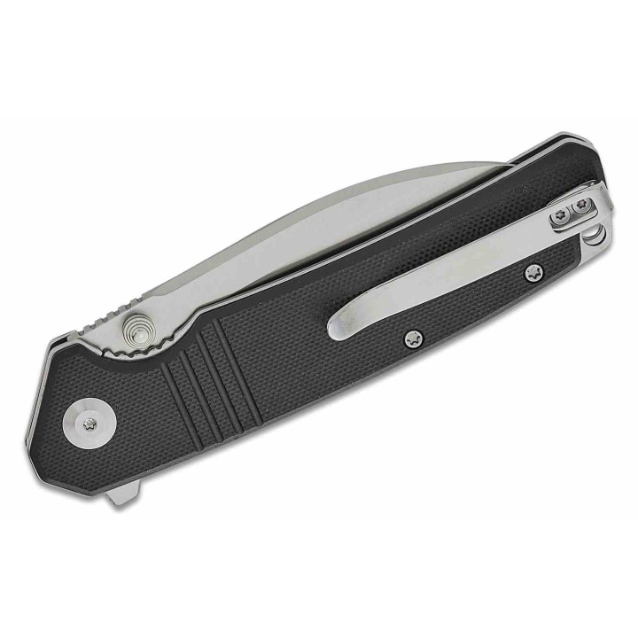 Couteau Sencut Awassi Black Lame Sheepsfoot Acier 9Cr18MoV Manche G-10 KIVT Linerlock Clip S240651 - Livraison Gratuite
