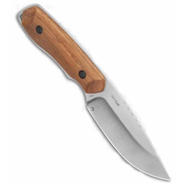 Couteau Chasse Skinner Kershaw Lame Drop Point Acier Inox Manche Bois Etui Nylon KS1417 - Livraison Gratuite