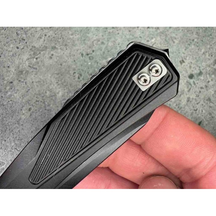 Couteau Sharps Bros Meanstreak Lame Acier S35VN Black Manche Titane Black Framelock SBKF08BLK - Livraison Gratuite