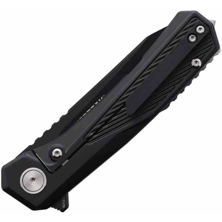 Couteau Sharps Bros Meanstreak Lame Acier S35VN Black Manche Titane Black Framelock SBKF08BLK - Livraison Gratuite