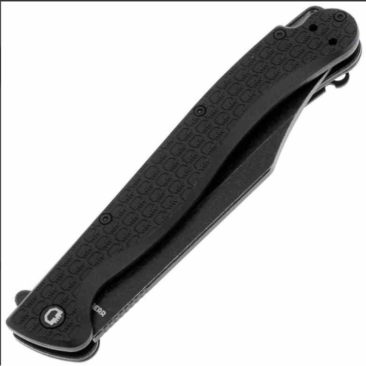 Couteau Daggerr Knives Toothpick Lame Clip Point Acier 8Cr14MoV BLK Manche ABS Linerlock DGRTPFBKBW - Livraison Gratuite