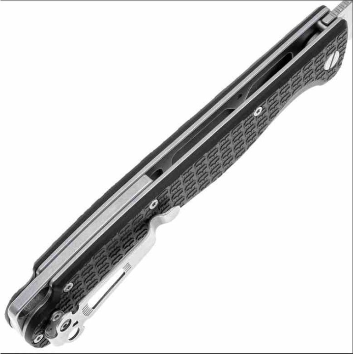 Couteau Daggerr Knives Toothpick Lame Acier 8Cr14MoV SW Manche ABS Noir Linerlock Clip DGRTPFBKSW - Livraison Gratuite
