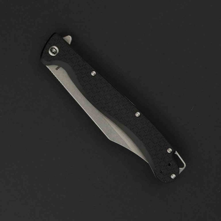 Couteau Daggerr Knives Toothpick Lame Acier 8Cr14MoV SW Manche ABS Noir Linerlock Clip DGRTPFBKSW - Livraison Gratuite