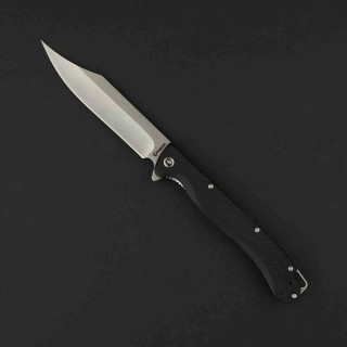 Couteau Daggerr Knives Toothpick Lame Acier 8Cr14MoV SW Manche ABS Noir Linerlock Clip DGRTPFBKSW - Livraison Gratuite