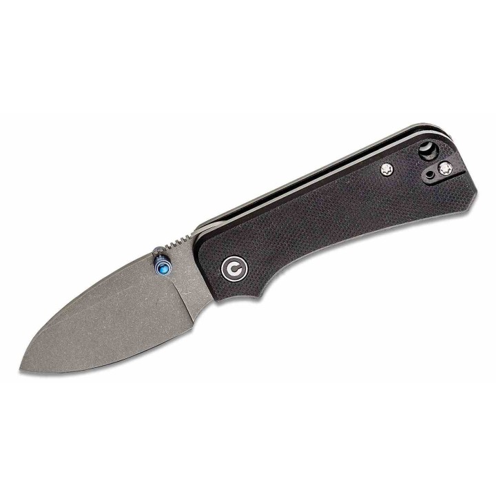 Couteau CIVIVI Baby Banter Black Lame Acier Nitro-V Manche G-10 Linerlock Pivot Bearings CIVC19068S1 - Livraison Gratuite