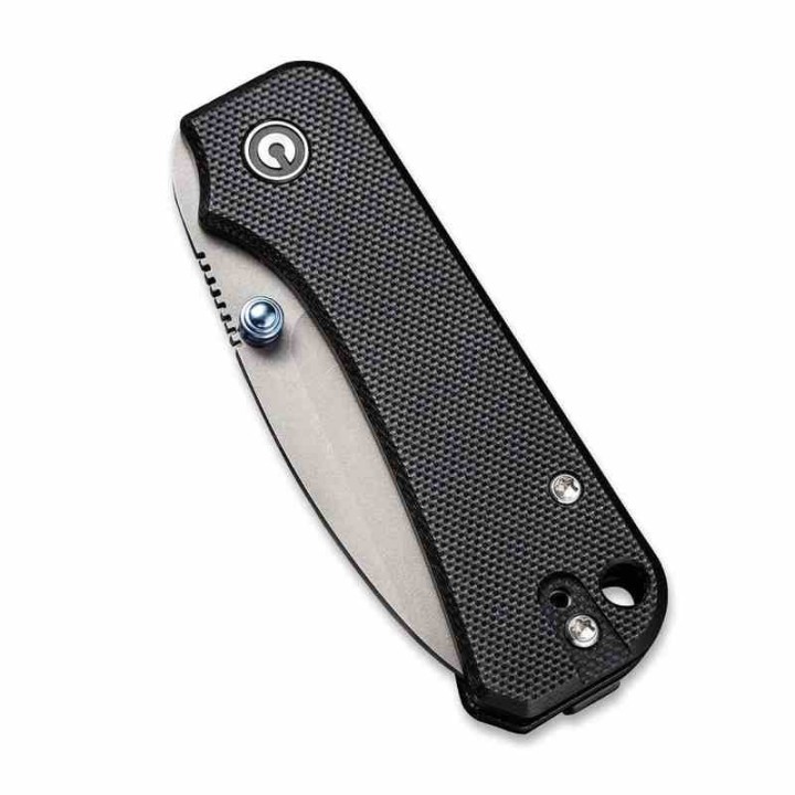 Couteau CIVIVI Baby Banter Black Lame Acier Nitro-V Manche G-10 Linerlock Pivot Bearings CIVC19068S1 - Livraison Gratuite