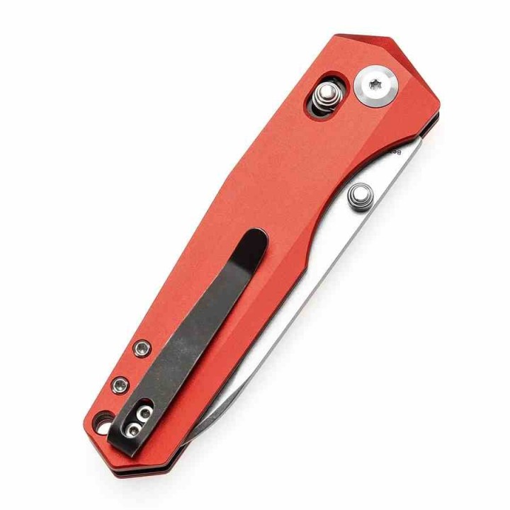 Couteau Tenable Beaver Red Lame Acier Nitro-V Manche Aluminium Axis Lock T1105V3 - Livraison Gratuite