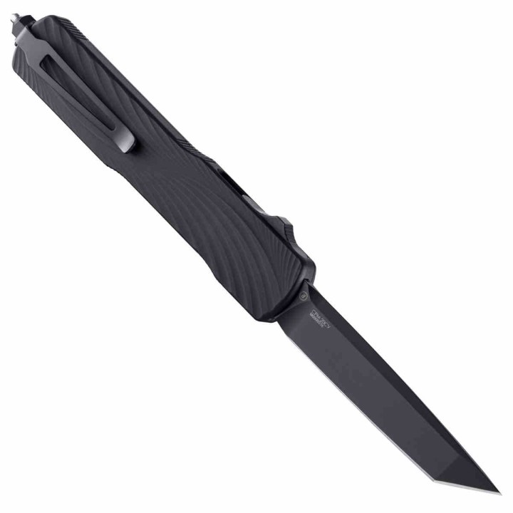 Couteau Automatique OTF Hogue Counterstrike Lame Tanto Acier CPM 20CV Noir Manche Alu Noir USA HO34860 - Livraison Gratuite