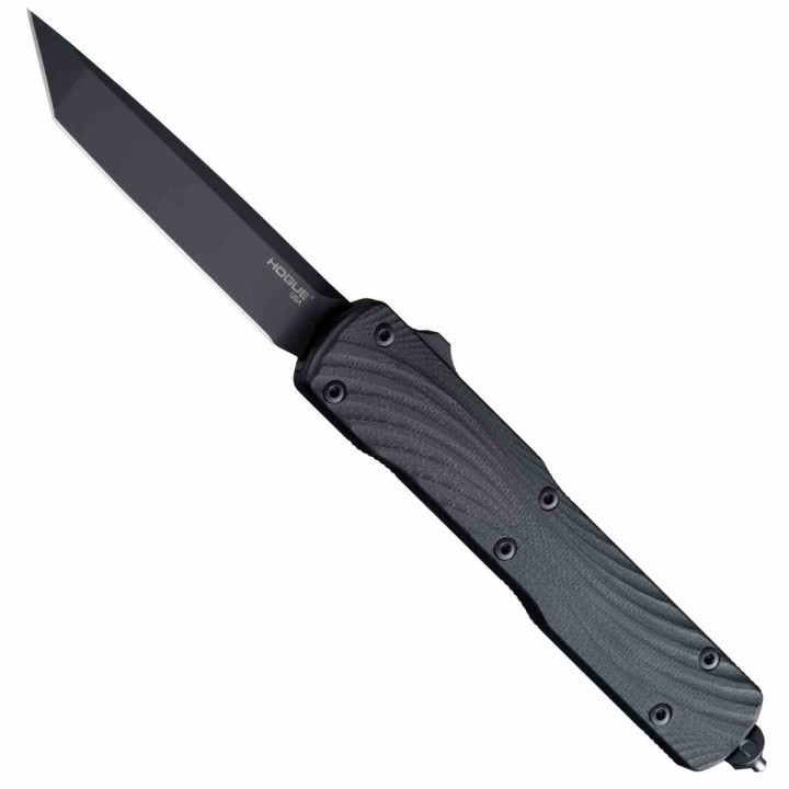 Couteau Automatique OTF Hogue Counterstrike Lame Tanto Acier CPM 20CV Noir Manche Alu Noir USA HO34860 - Livraison Gratuite