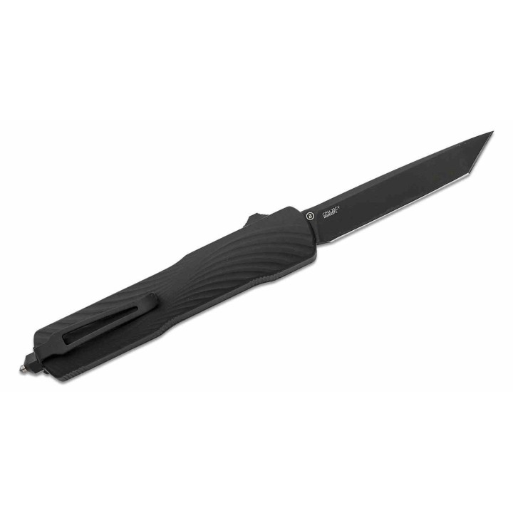Couteau Automatique OTF Hogue Counterstrike Lame Tanto Acier CPM 20CV Noir Manche Alu Noir USA HO34860 - Livraison Gratuite