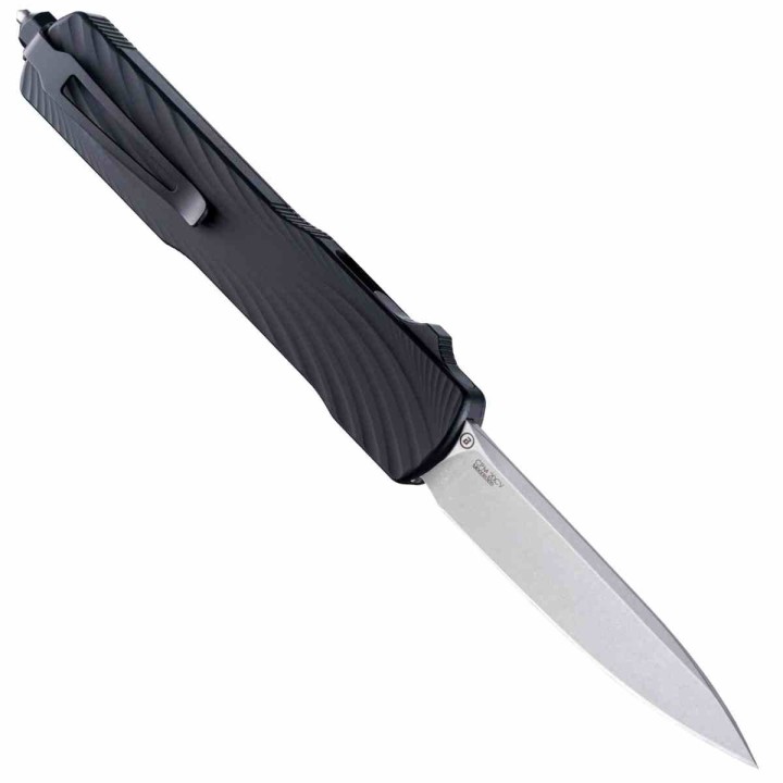 Couteau Automatique OTF Hogue Counterstrike Lame Acier CPM 20CV Noir Manche Blue G-Mascus Made USA HO34873 - Livraison Gratuite