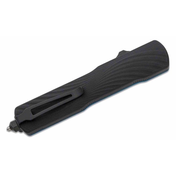 Couteau Automatique OTF Hogue Counterstrike Lame Acier CPM 20CV Noir Manche Blue G-Mascus Made USA HO34873 - Livraison Gratuite