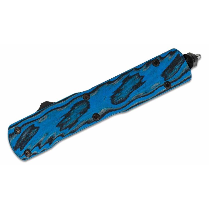 Couteau Automatique OTF Hogue Counterstrike Lame Acier CPM 20CV Noir Manche Blue G-Mascus Made USA HO34873 - Livraison Gratuite