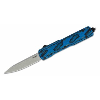 Couteau Automatique OTF Hogue Counterstrike Lame Acier CPM 20CV Noir Manche Blue G-Mascus Made USA HO34873 - Livraison Gratuite