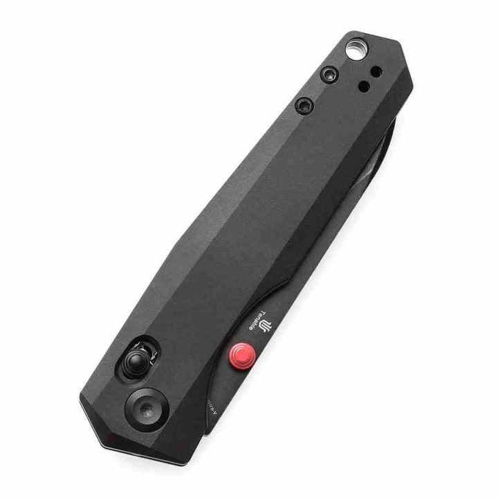 Couteau Tenable Beaver Black Lame Acier Nitro-V Manche Aluminium Axis Lock T1105V5 - Livraison Gratuite