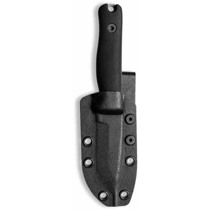 Couteau Reiff Knives F3 EDC Lame Drop Point Acier CPM 3V Manche Micarta Noir Etui Kydex USA REKF3BCMK - Livraison Gratuite