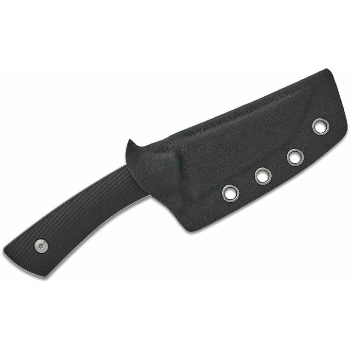 Couteau Bestech Step Lame Tanto Acier D2 Satin Manche G-10 Noir Etui Kydex BFK06A - Livraison Gratuite