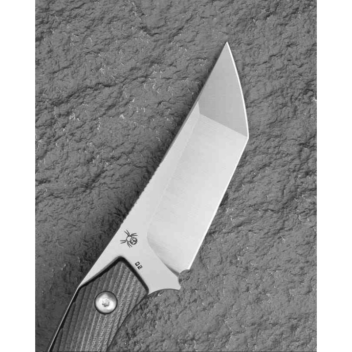 Couteau Bestech Step Lame Tanto Acier D2 Satin Manche G-10 Noir Etui Kydex BFK06A - Livraison Gratuite