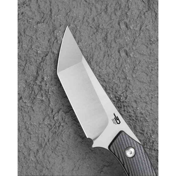 Couteau Bestech Step Lame Tanto Acier D2 Satin Manche G-10 Noir Etui Kydex BFK06A - Livraison Gratuite