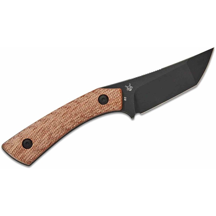 Couteau Bestech Step Lame Tanto Acier D2 Black Manche Micarta Brown Etui Kydex BTKFK06D - Livraison Gratuite