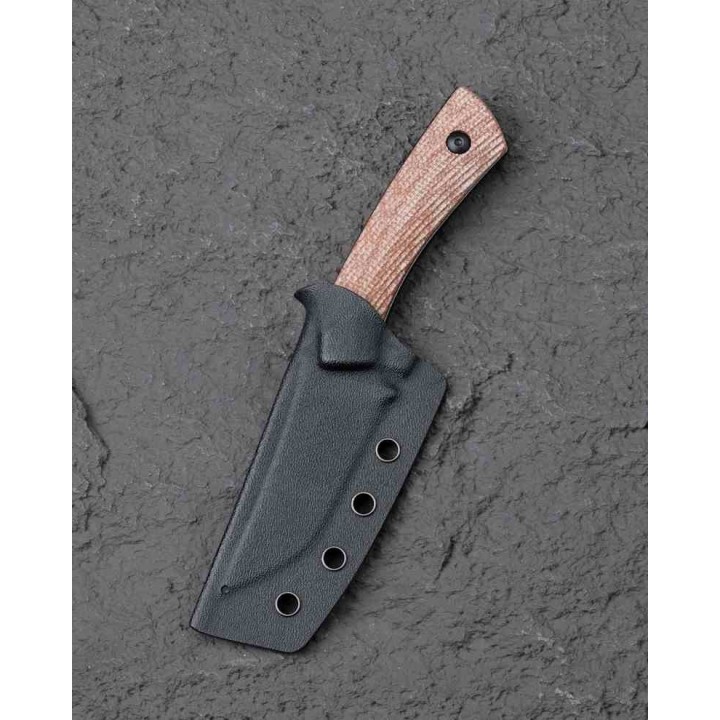 Couteau Bestech Step Lame Tanto Acier D2 Black Manche Micarta Brown Etui Kydex BTKFK06D - Livraison Gratuite