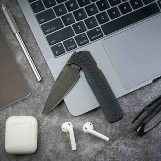 Couteau Cold Steel FM-1 Atlas Lock Black Lame Acier S35VN Manche Titane Clip CSFL35FMABK - Livraison Gratuite
