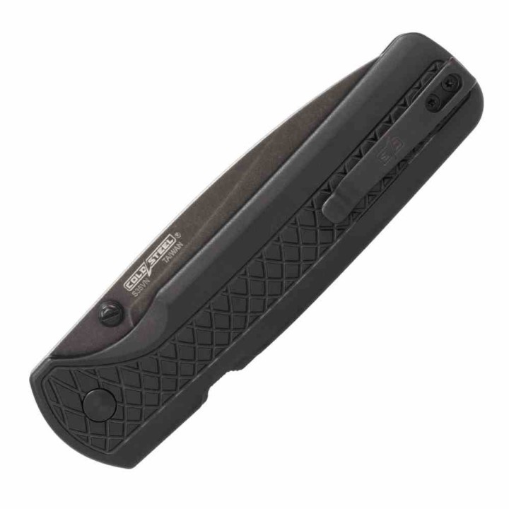 Couteau Cold Steel FM-1 Atlas Lock Black Lame Acier S35VN Manche Titane Clip CSFL35FMABK - Livraison Gratuite