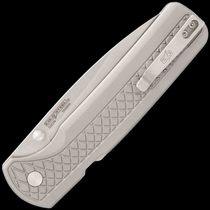 Couteau Cold Steel FM-1 Atlas Lock Gray Lame Acier S35VN Manche Titane Clip CSFL35FMASA - Livraison Gratuite