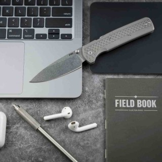 Couteau Cold Steel FM-1 Atlas Lock Gray Lame Acier S35VN Manche Titane Clip CSFL35FMASA - Livraison Gratuite