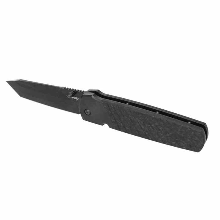 Couteau Cold Steel Hatamoto Lame Tanto Acier CPM 20CV PVD Noir Manche Fibre de Carbone Linerlock CSFL40HATA - Livraison Gratuite