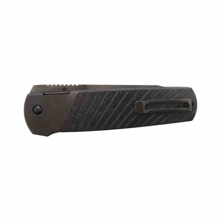 Couteau Cold Steel Hatamoto Lame Tanto Acier CPM 20CV PVD Noir Manche Fibre de Carbone Linerlock CSFL40HATA - Livraison Gratuite
