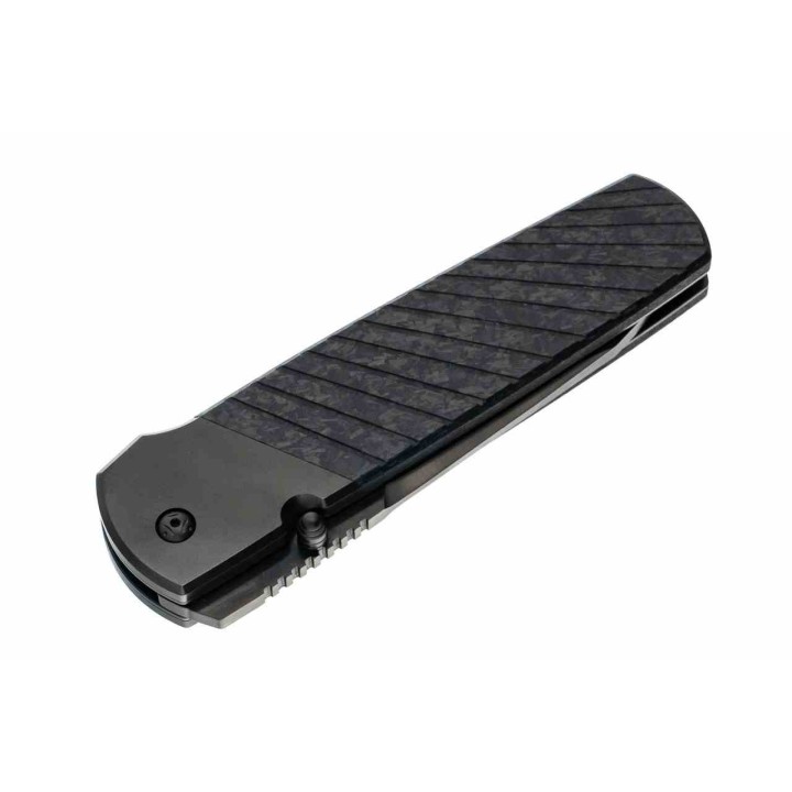Couteau Cold Steel Hatamoto Lame Tanto Acier CPM 20CV PVD Noir Manche Fibre de Carbone Linerlock CSFL40HATA - Livraison Gratuite