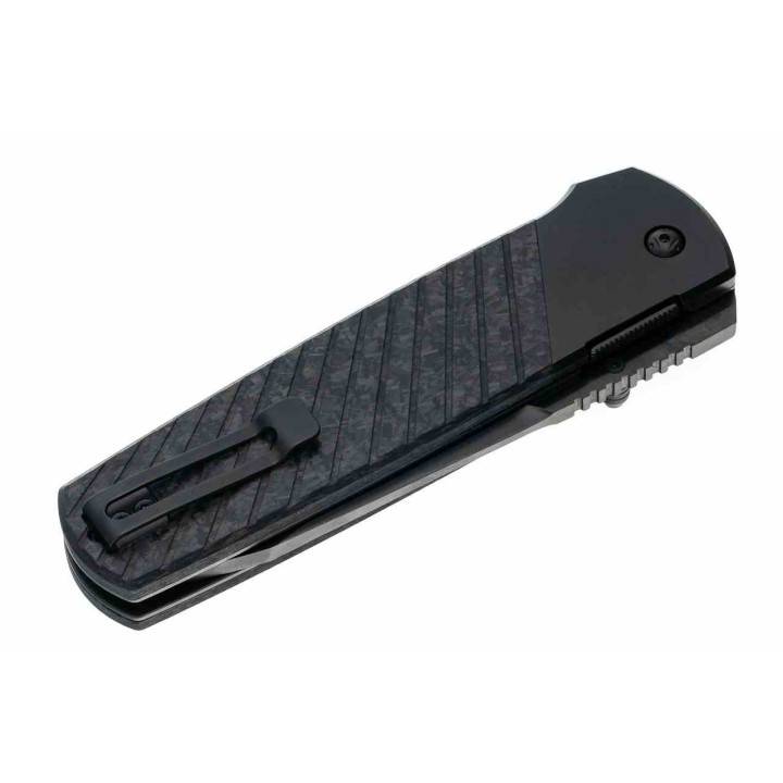 Couteau Cold Steel Hatamoto Lame Tanto Acier CPM 20CV PVD Noir Manche Fibre de Carbone Linerlock CSFL40HATA - Livraison Gratuite