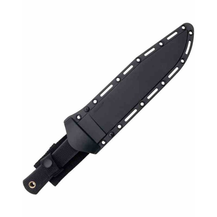 Couteau Cold Steel Trail Master Lame Acier 52100 Manche Kray-Ex Noir Etui Secure-Ex Noir CS39LRSQ -  Livraison Gratuite