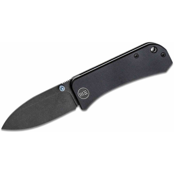 Couteau WE Knife Banter Black Lame Spear Point Acier S35VN Black Manche G-10 Linerlock Clip KIVT WE2004B - Livraison Gratuite