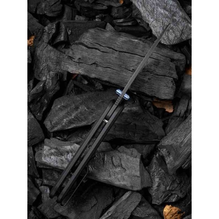 Couteau WE Knife Banter Black Lame Spear Point Acier S35VN Black Manche G-10 Linerlock Clip KIVT WE2004B - Livraison Gratuite