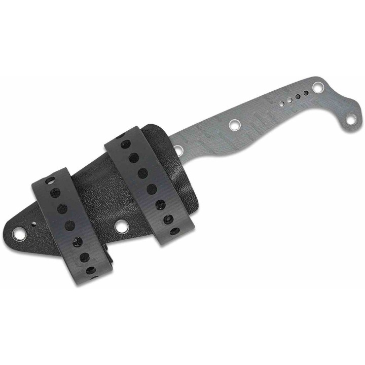 Couteau CIVIVI SOKN Gray Lame Drop Point Acier Nitro-V Satin Manche G-10 Etui Kydex CIVC220272 - Livraison Gratuite