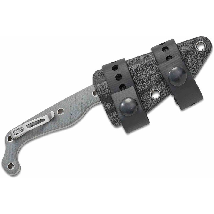 Couteau CIVIVI SOKN Gray Lame Drop Point Acier Nitro-V Satin Manche G-10 Etui Kydex CIVC220272 - Livraison Gratuite