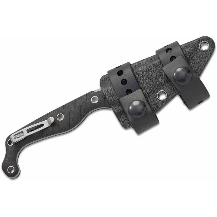 Couteau CIVIVI SOKN Black Lame Drop Point Acier Nitro-V Satin Manche G-10 Etui Kydex CIVC220271 - Livraison Gratuite
