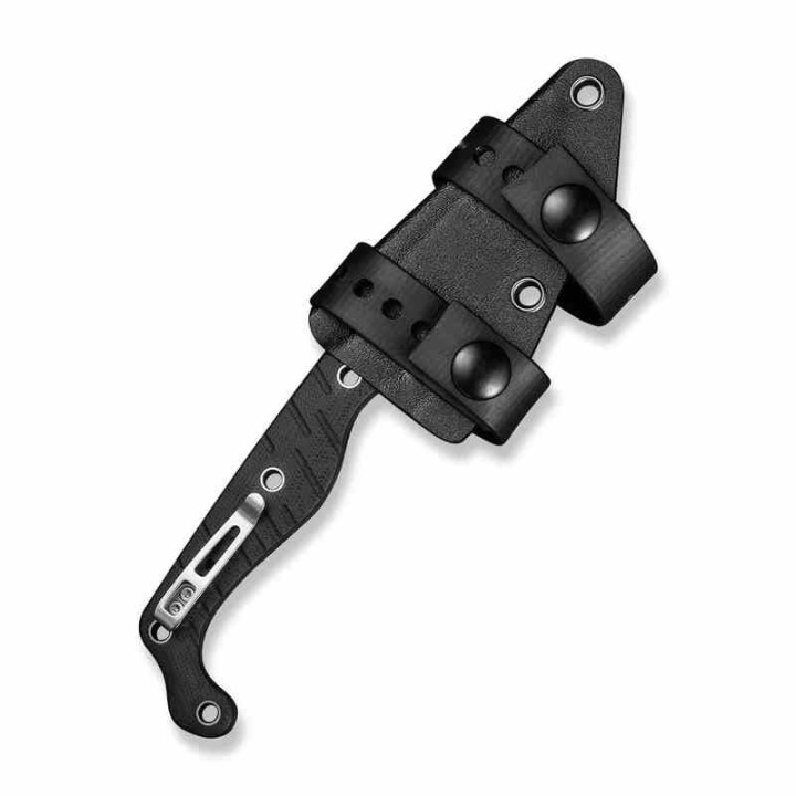 Couteau CIVIVI SOKN Black Lame Drop Point Acier Nitro-V Satin Manche G-10 Etui Kydex CIVC220271 - Livraison Gratuite