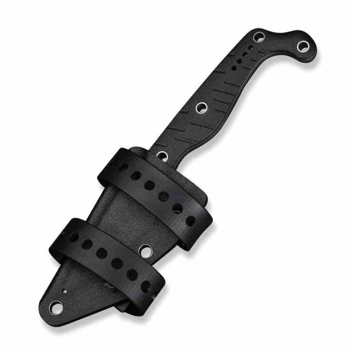 Couteau CIVIVI SOKN Black Lame Drop Point Acier Nitro-V Satin Manche G-10 Etui Kydex CIVC220271 - Livraison Gratuite