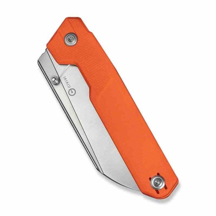 Couteau CIVIVI Hid Orange Lame Reverse Tanto Acier Sandvik 14C28N Manche G-10 KIVT Linerlock CIVC230084 - Livraison Gratuite