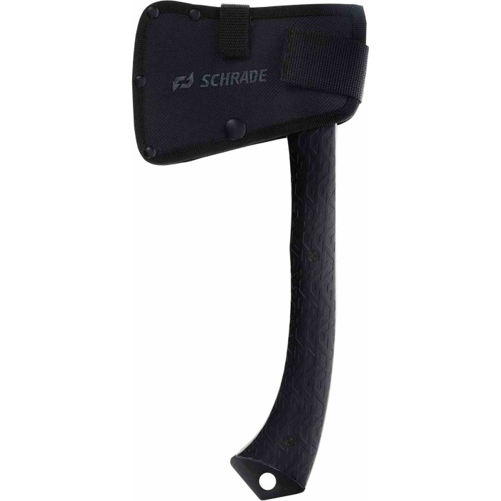 Hache Schrade Delta Class Recoil Lame Acier 3Cr13 Noire Manche G-10 Noir Etui Polyester SCH1159327 - Livraison Gratuite
