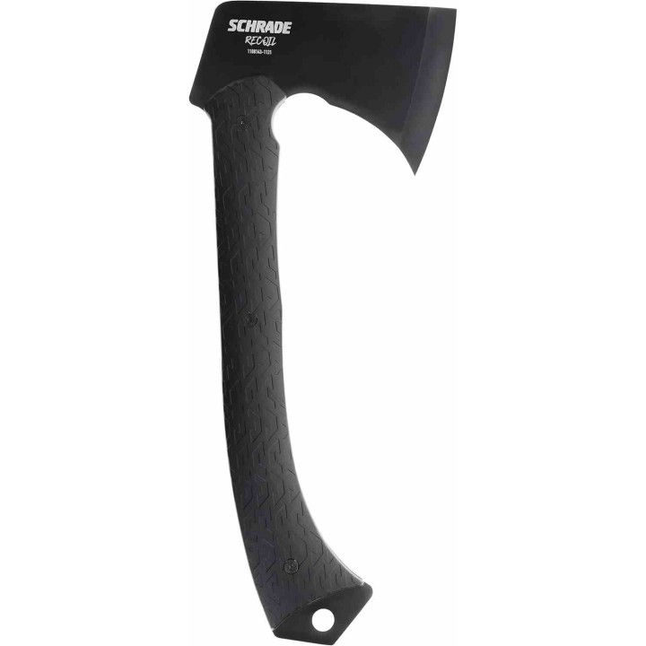 Hache Schrade Delta Class Recoil Lame Acier 3Cr13 Noire Manche G-10 Noir Etui Polyester SCH1159327 - Livraison Gratuite