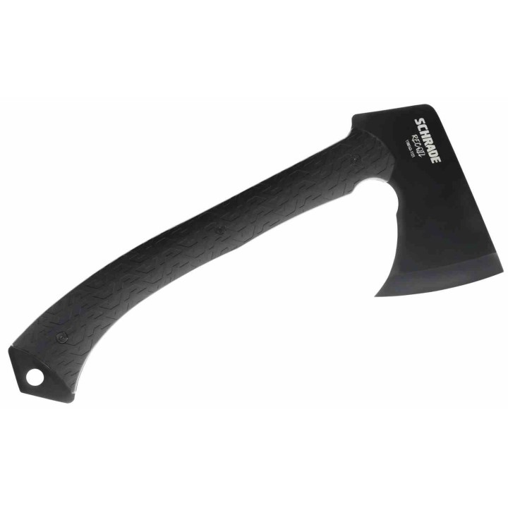 Hache Schrade Delta Class Recoil Lame Acier 3Cr13 Noire Manche G-10 Noir Etui Polyester SCH1159327 - Livraison Gratuite