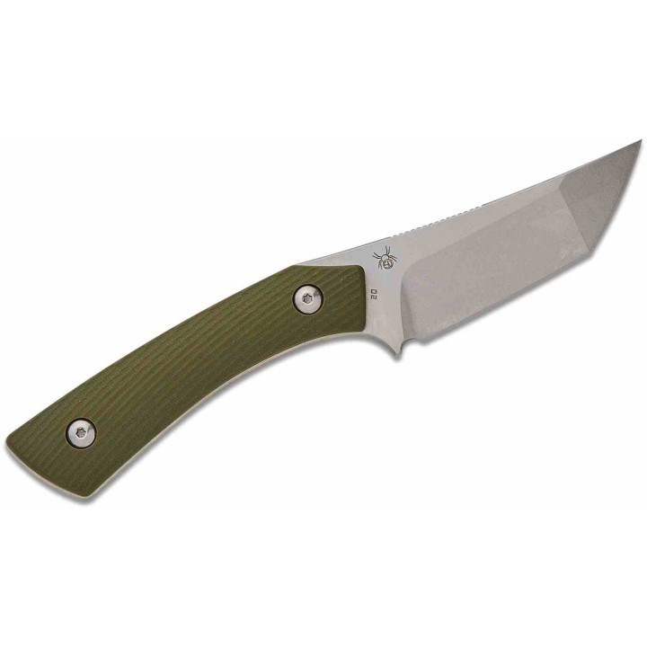 Couteau Bestech Step Lame Tanto Acier D2 Satin Manche G-10 Green Etui Kydex BTKFK06B - Livraison Gratuite