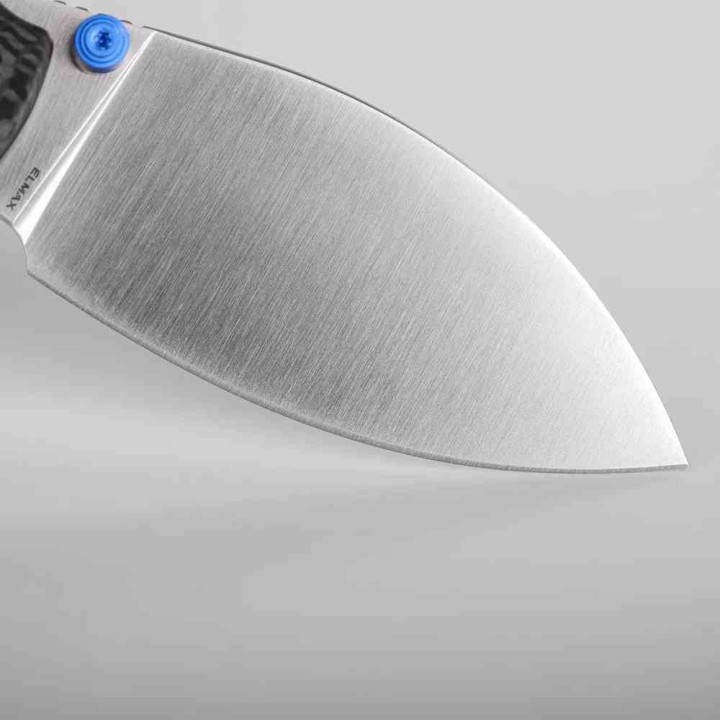Couteau VOSTEED Shilin Cutter Lame Acier Elmax Manche Fibre de Carbone Vanchor Lock Clip VOSA2810 - Livraison Gratuite